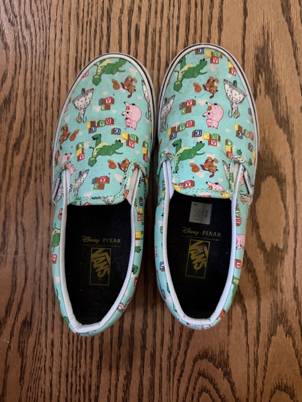 Kids' Slip-On Shoes - Aqua Toy Story Pattern